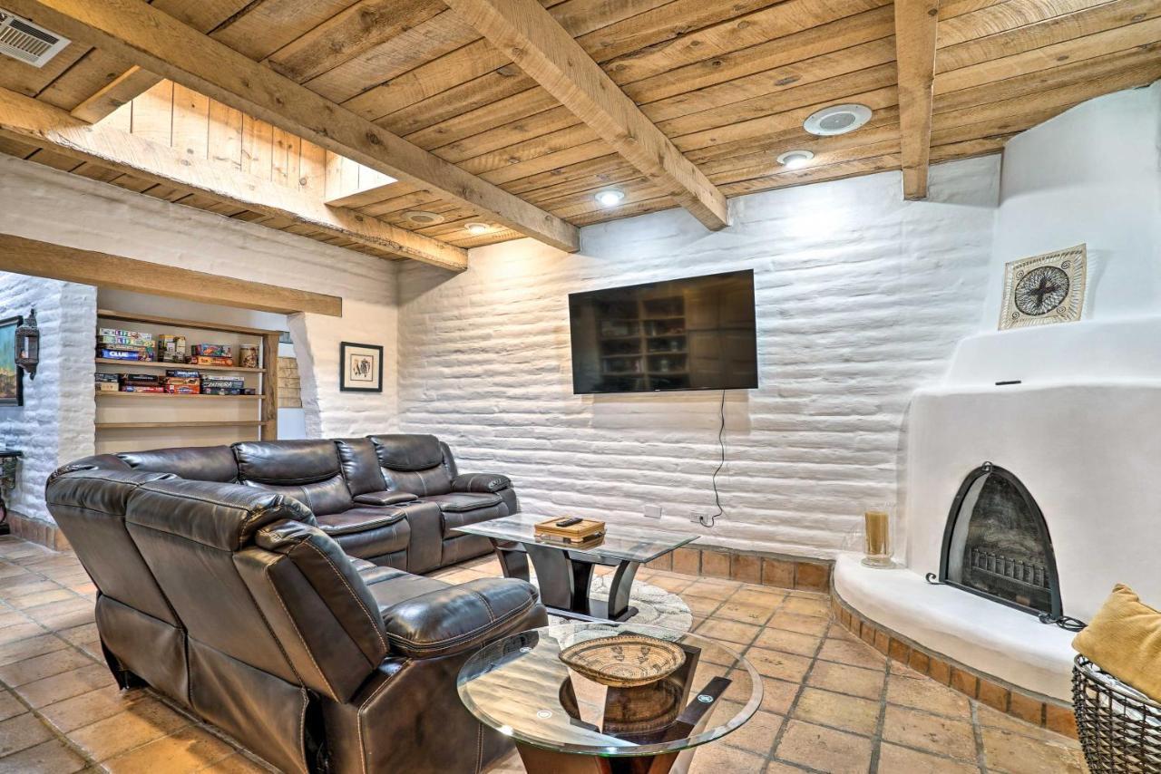 Las Cruces Home La Casa Blanca With Courtyard エクステリア 写真