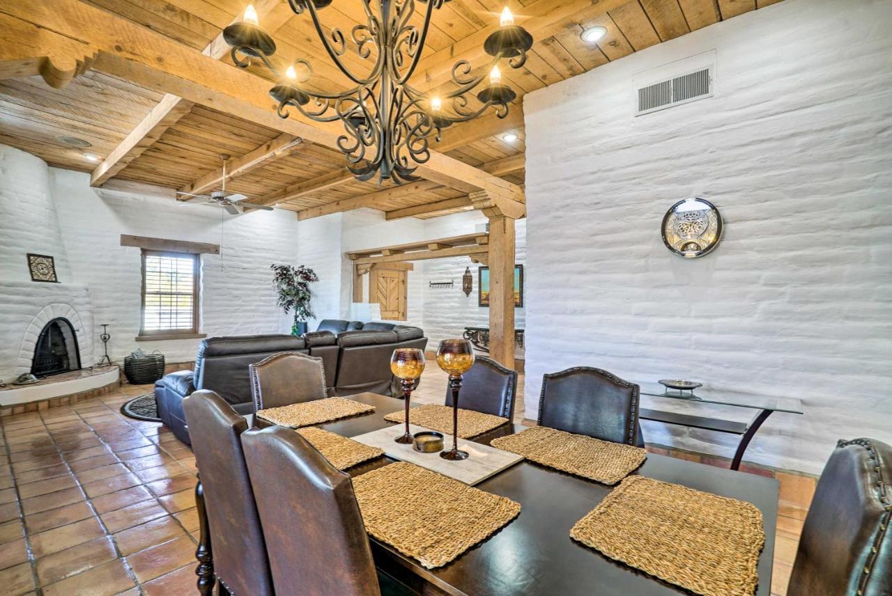 Las Cruces Home La Casa Blanca With Courtyard エクステリア 写真