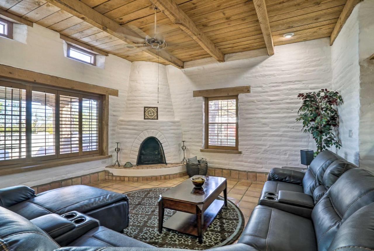 Las Cruces Home La Casa Blanca With Courtyard エクステリア 写真