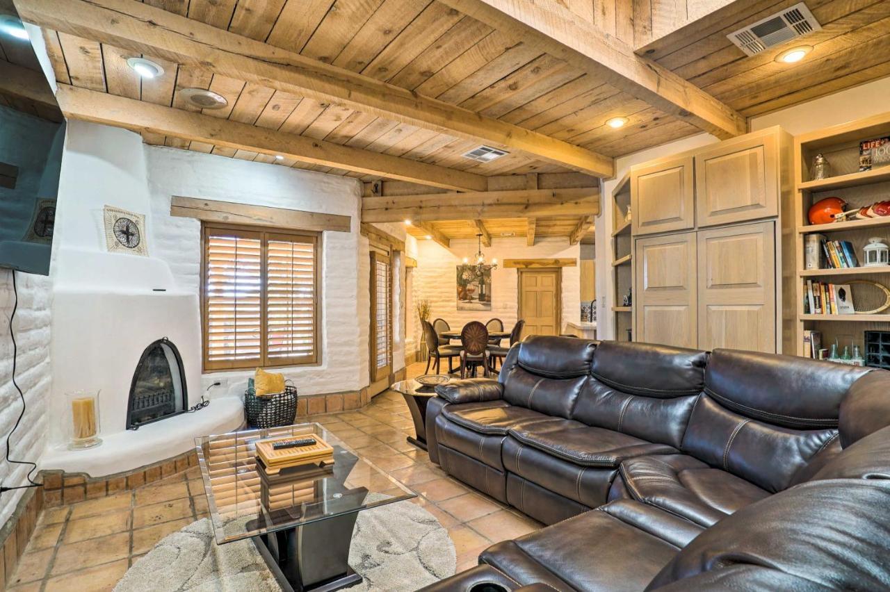 Las Cruces Home La Casa Blanca With Courtyard エクステリア 写真