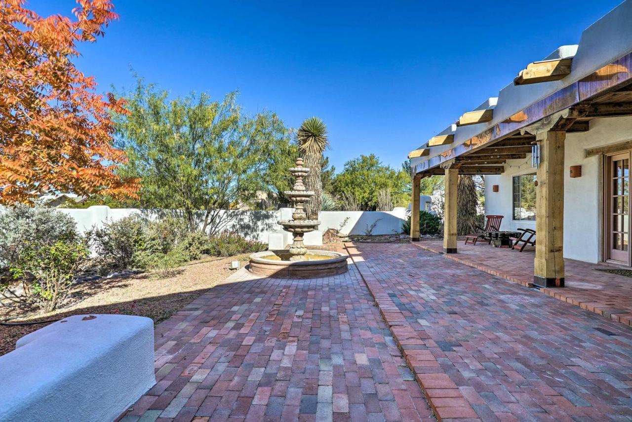 Las Cruces Home La Casa Blanca With Courtyard エクステリア 写真