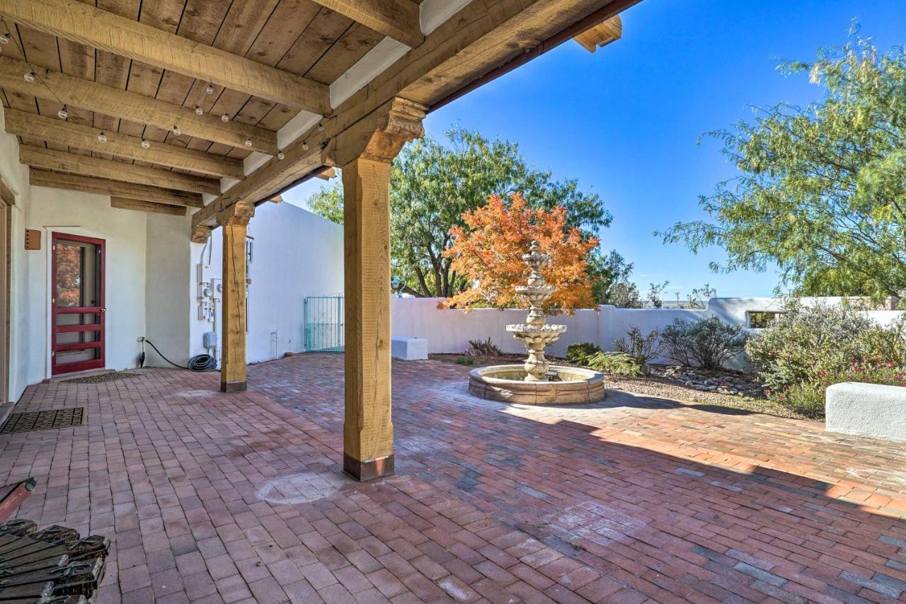 Las Cruces Home La Casa Blanca With Courtyard エクステリア 写真