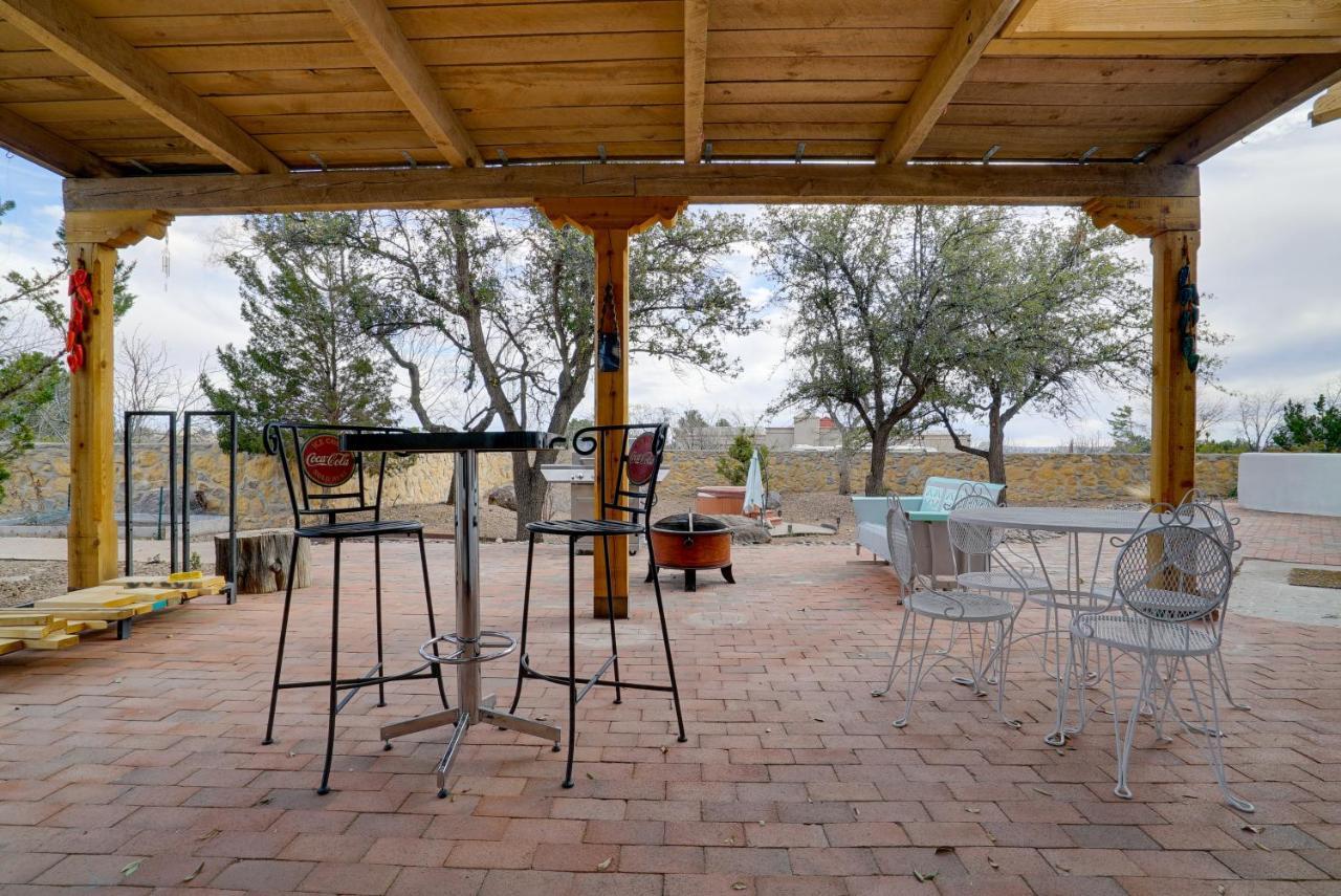 Las Cruces Home La Casa Blanca With Courtyard エクステリア 写真